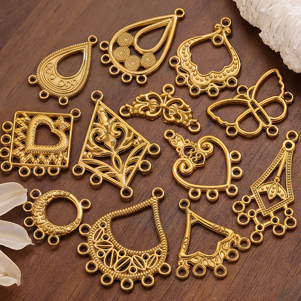 Jewelry Making Supplies Wholesale - 5 قطع من موصلات الأقراط المصنوعة