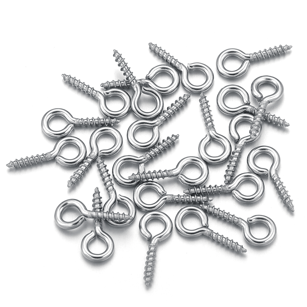 Jewelry Making Rivets - 100 قطعة/الوحدة الفولاذ المقاوم للصدأ برغي