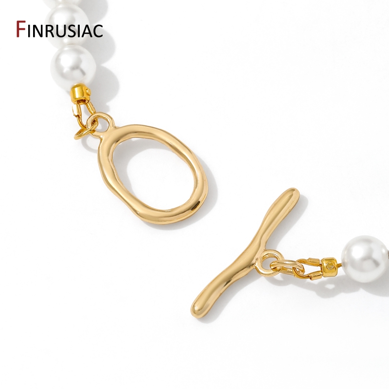 Toggle Clasp Gold - مشابك OT بيضاوية/قلبية من النحاس المطلي