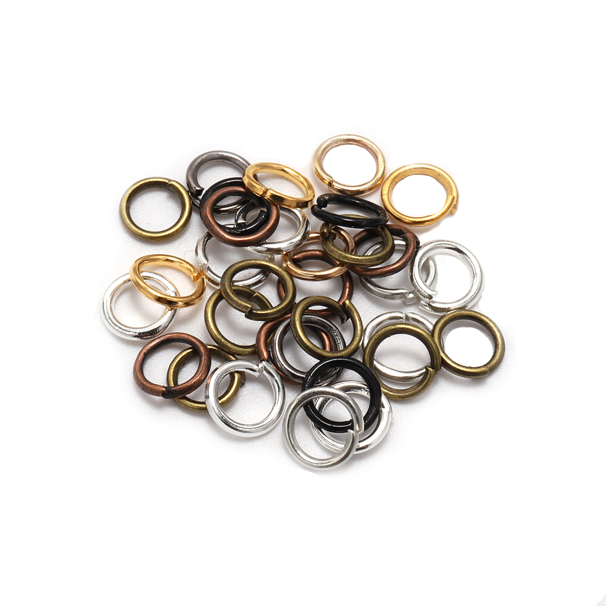 Jewelry Making Supplies Wholesale - 50/100/200 قطعة حلقات متعددة الأحجام 3-20