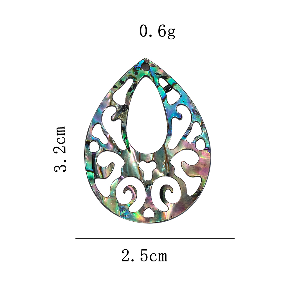 قلادة على شكل دمعة من صدف الأب - مراجعة Jewelry Making New Zealand وسعره