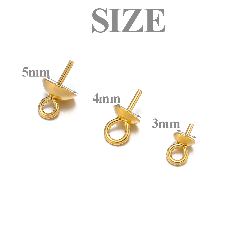 50-100 قطعة الذهب اللون الفولا - مراجعة Jewelry Making Rivets وسعره