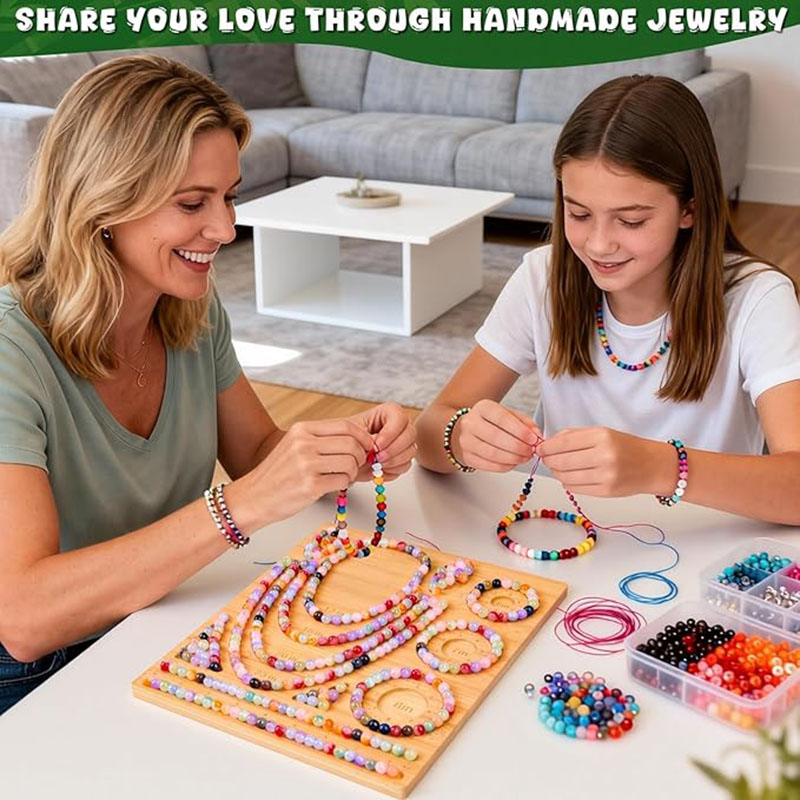 لوحة خرز من الخيزران لصنع الأس - مراجعة Jewelry Making Table وسعره