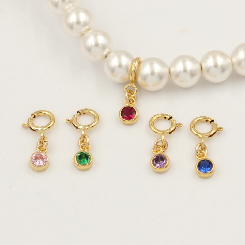 14K الذهب معبأ الربيع حلقة الم - مراجعة Jewelry Making Stones وسعره