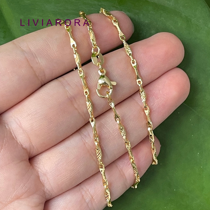 1/2/3 قطع سلسلة سنغافورة من ال - مراجعة Jewelry Making Singapore وسعره