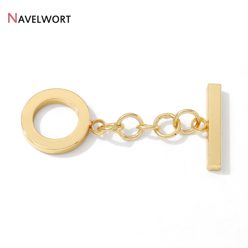 مشابك OT دائرية من النحاس المط - مراجعة Toggle Clasp Gold وسعره