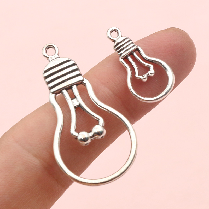 20 قطعة ضوء لمبة سحر قلادة 2 أ - مراجعة Jewelry Making Light وسعره