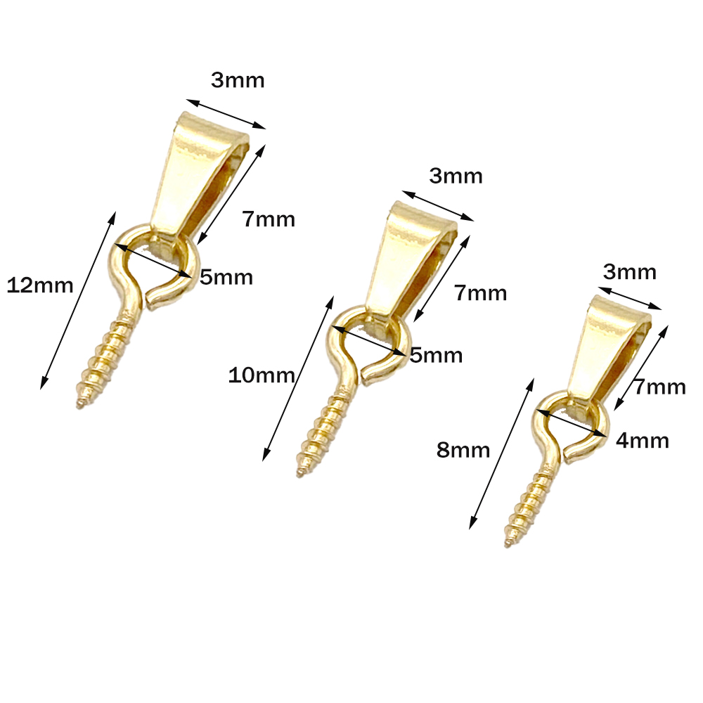 دبابيس عين لولبية من الفولاذ ا - مراجعة Jewelry Making Rivets وسعره
