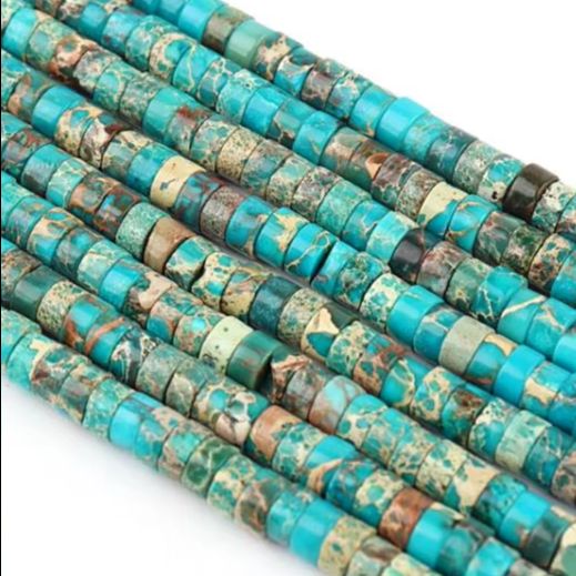 خرز الفيروز الطبيعي من حجر الإ - مراجعة Jewelry Making Stones وسعره