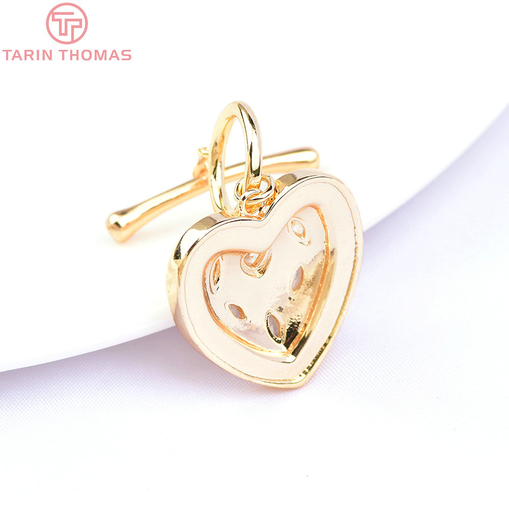 (6395) 2 مجموعات 24K لون الذهب - مراجعة Toggle Clasp Gold وسعره