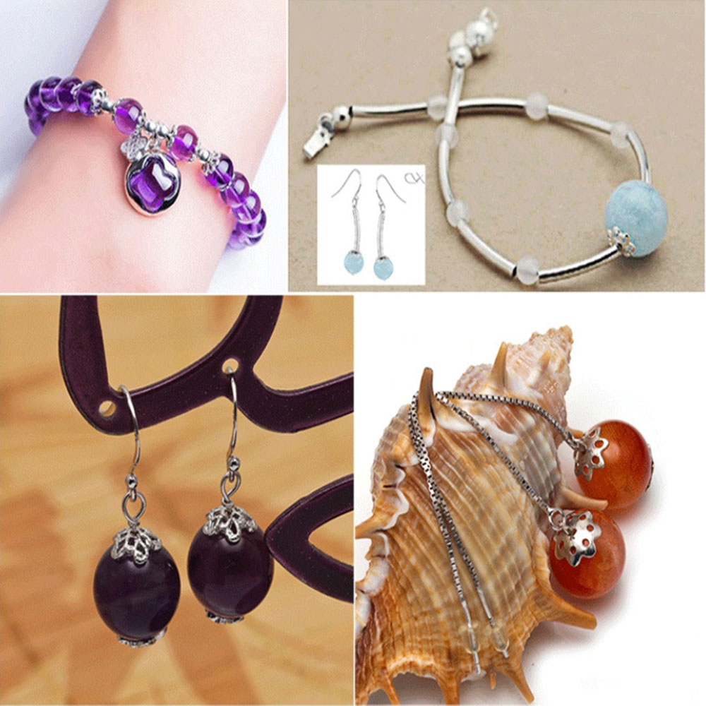 طقم قبعات زهور من الخرز للأساو - مراجعة Jewelry Making In Bali وسعره