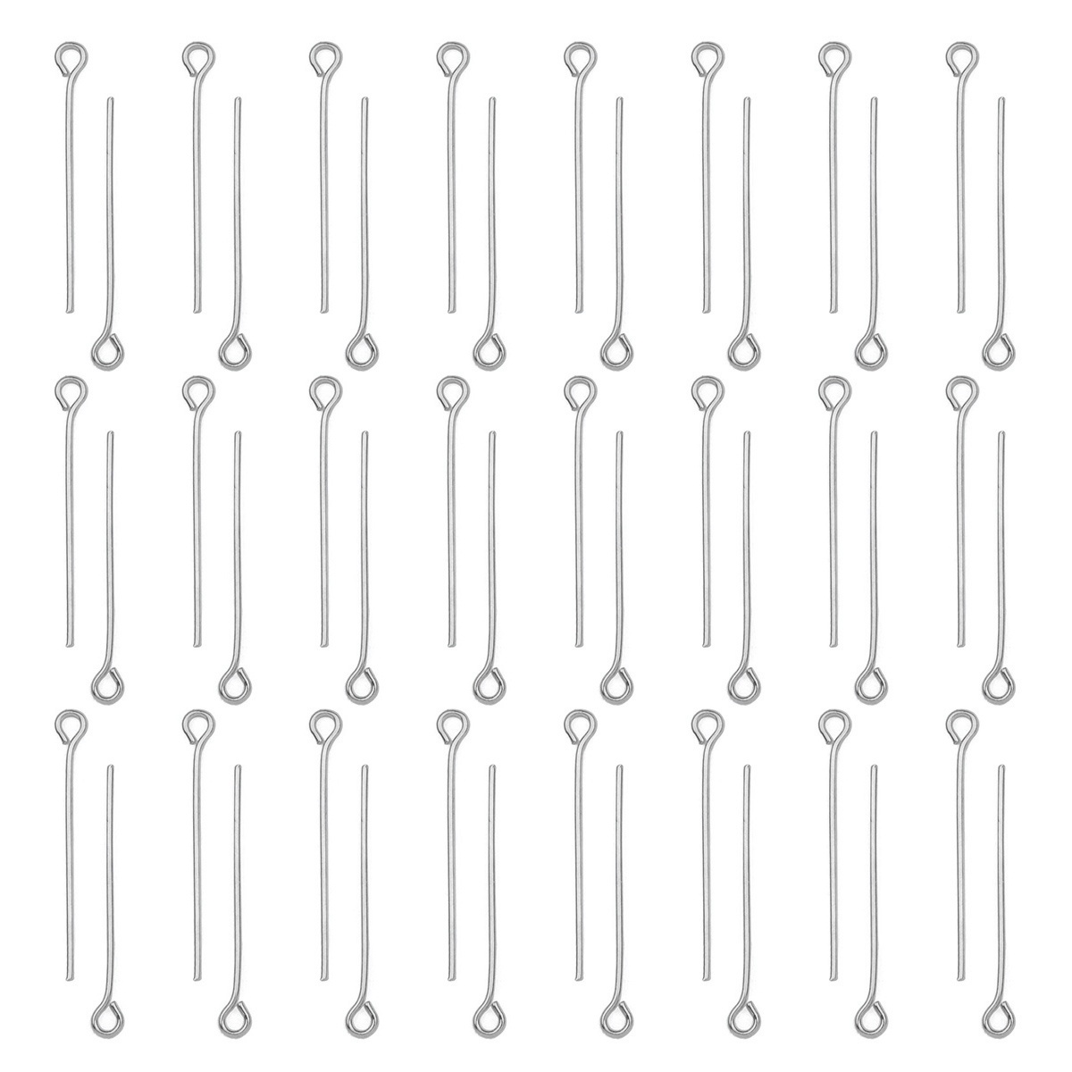 100 قطعة/مجموعة من دبابيس العي - مراجعة Jewelry Making Rivets وسعره