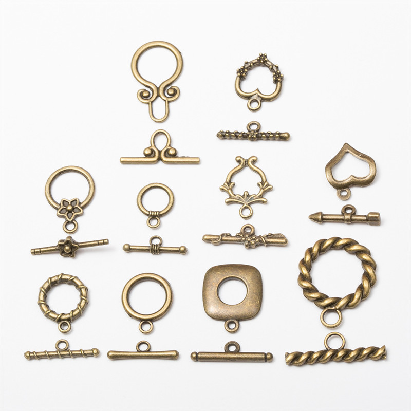 10 مجموعة سبائك معدنية OT تبدي - مراجعة Toggle Clasp Gold وسعره
