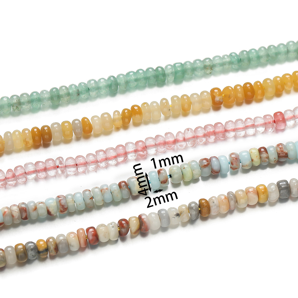 خرز حجري طبيعي مسطح ومستدير، خ - مراجعة Jewelry Making Stones وسعره