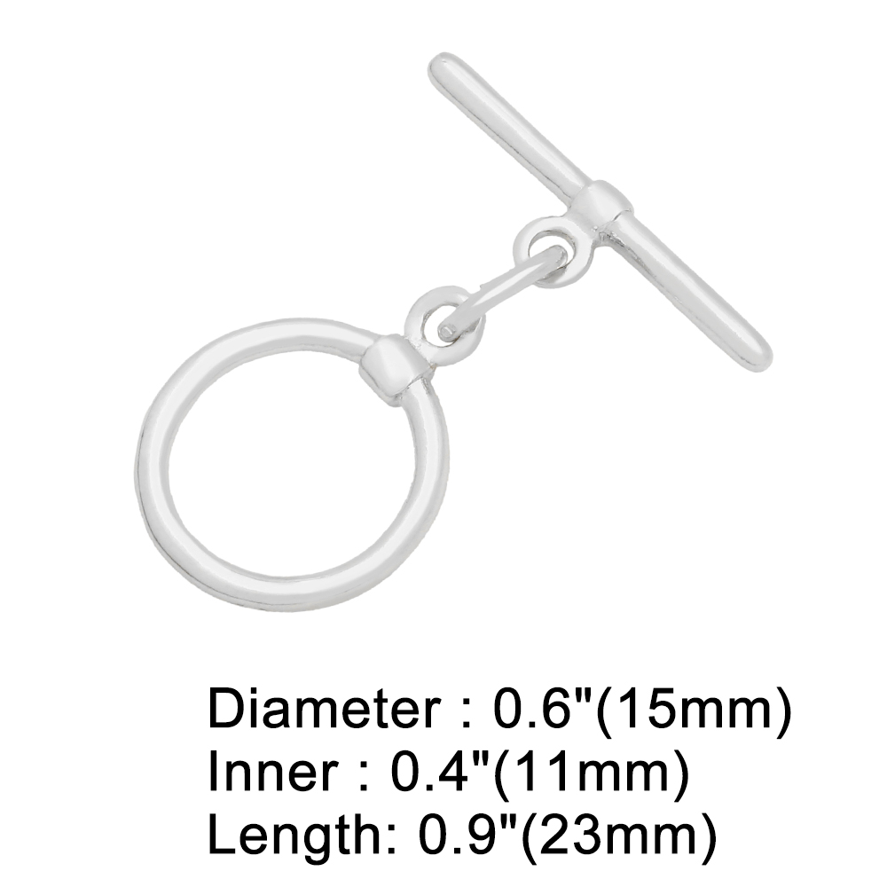 OCESRIO العصرية تبديل المشابك  - مراجعة Toggle Clasp Gold وسعره