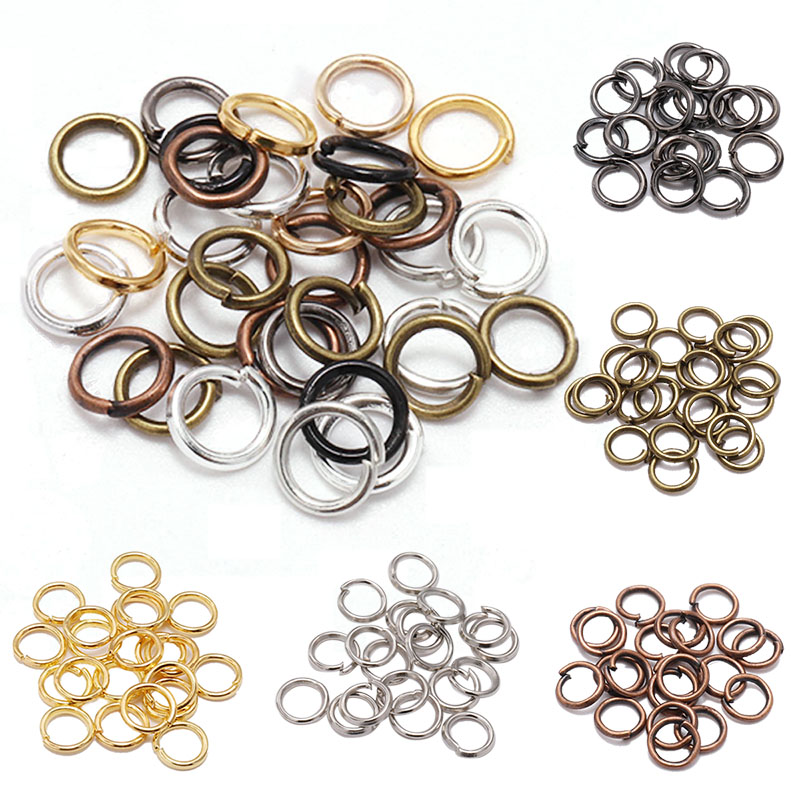 50/100/200 قطعة حلقات متعددة ا - مراجعة Jewelry Making Supplies Wholesale وسعره