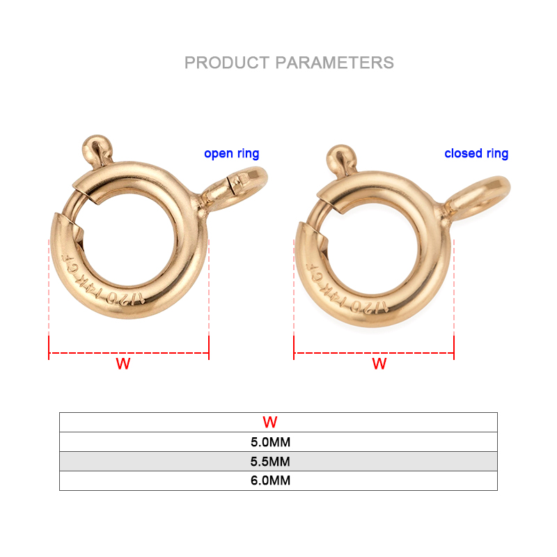 مشابك حلقات زنبركية مطلية بالذ - مراجعة Jewelry Making Supplies Wholesale وسعره
